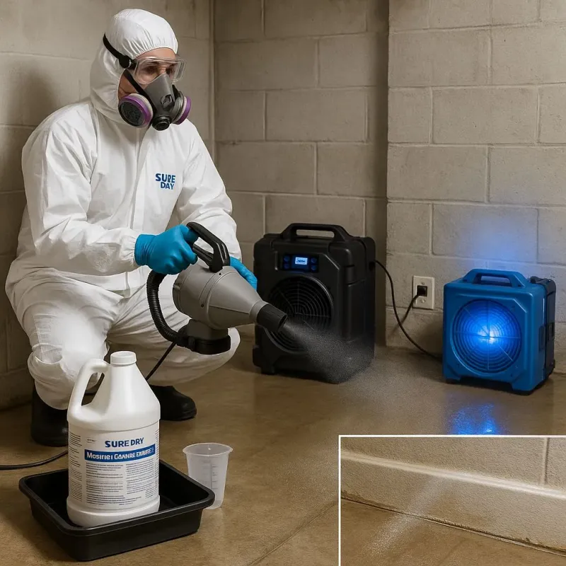 Sanitization and Odor Removal process in Woodbury, NY
