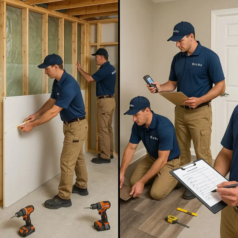 Repairs and Reconstruction process in Woodbury, NY